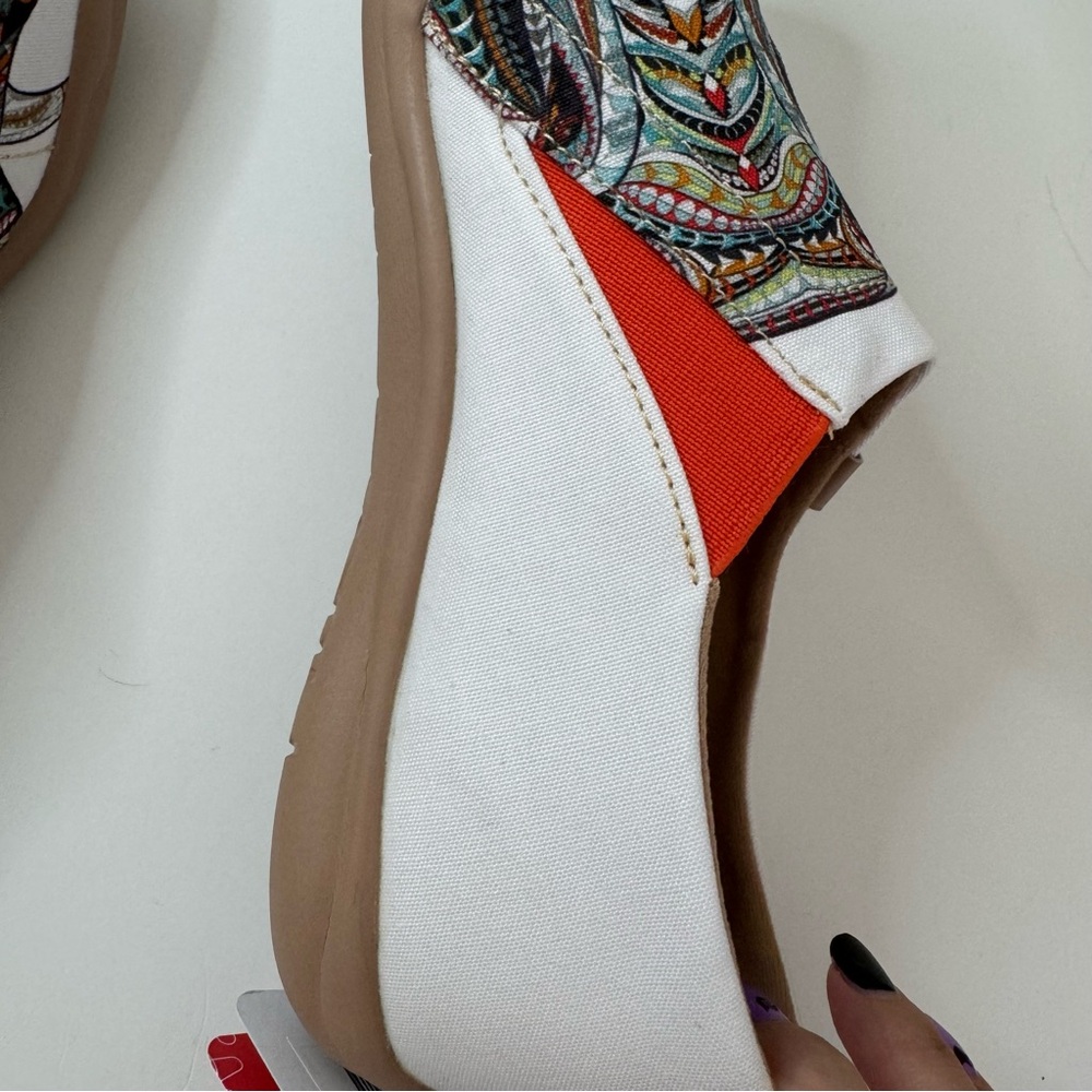 UIN Size 7 Slip On Shoes Canvas Ganesha Elephant - Picture 15 of 16